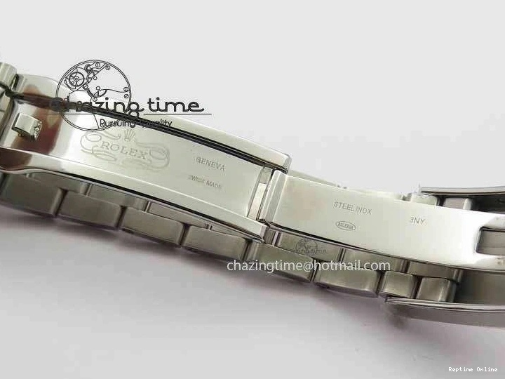 0218 DateJust II 41mm SS BP Maker Best Edition Black Dial Diam On SS Bracelet SA Lightweight 3728